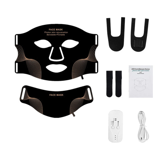7-Color LED Face & Neck Therapy Mask