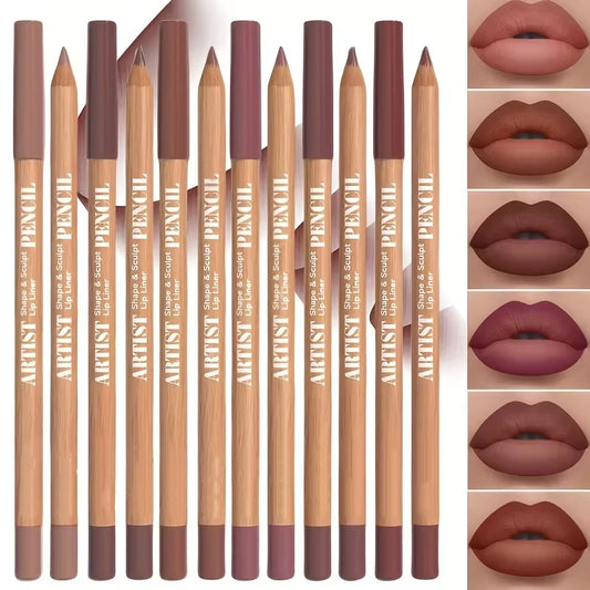 6-Piece Velvet Matte Lip Liner Set